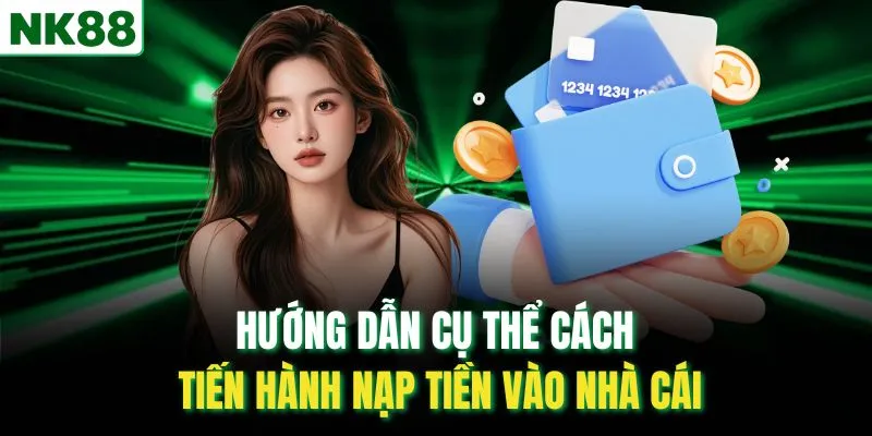 Hướng dẫn cụ thể cách tiến hành nạp tiền vào nhà cái